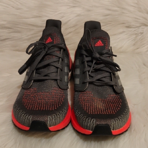 SALE! Adidas Grey & Pink Ultraboost Athletic Sneakers (X-65 CRATE) - Picture 2 of 12